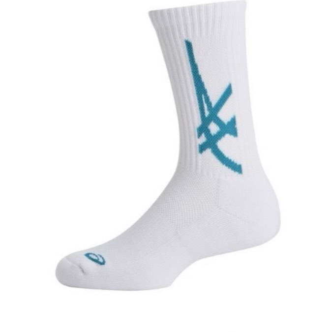 = 威勝 運動用品 = Asics 男女中性款 中筒襪 3053A160-102-規格圖2