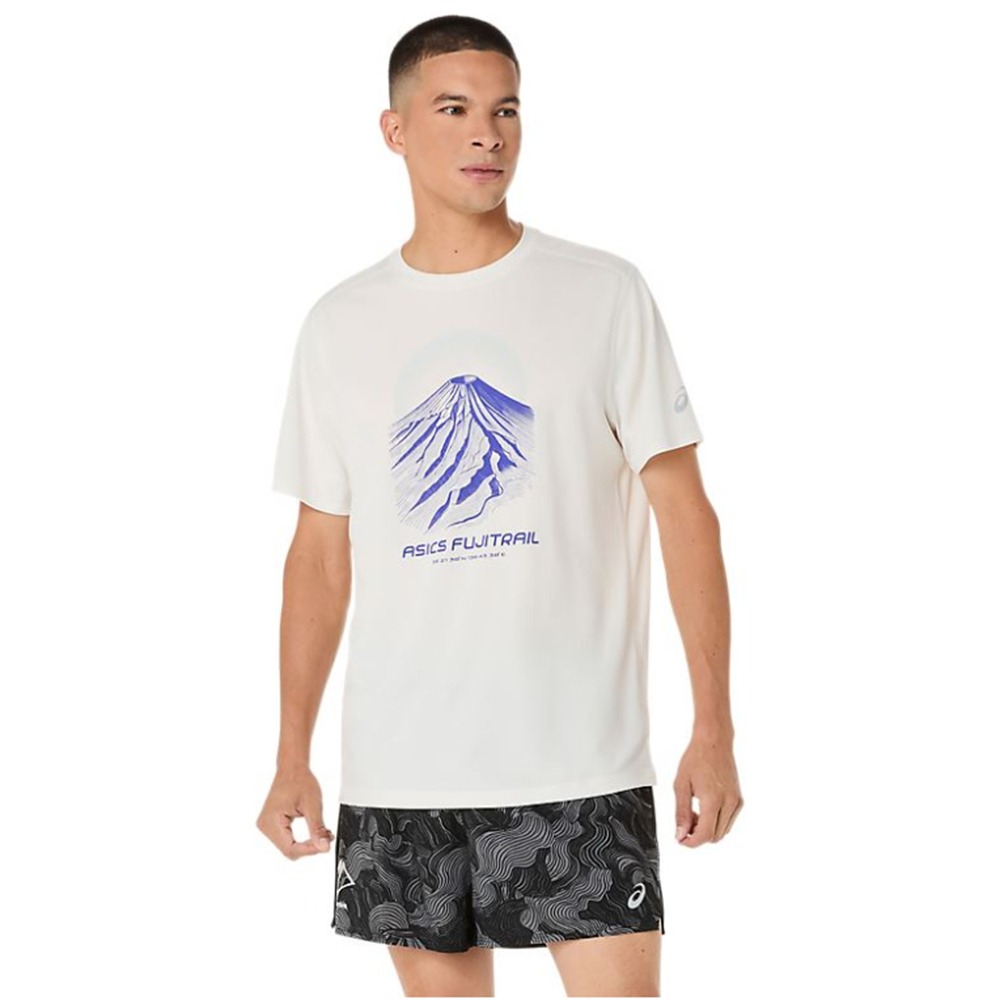 = 威勝 運動用品 = 26年 Asics 短袖上衣 (深藍) 2011D527-100-細節圖2