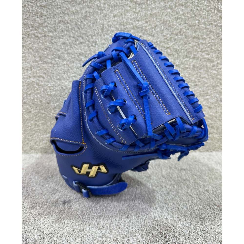= 威勝 運動用品 = HATAKEYAMA JL8 少年用 ＂捕手＂ 手套 258-JL8R (寶藍)-細節圖2