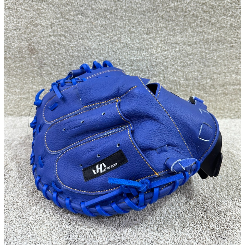 = 威勝 運動用品 = HATAKEYAMA JL8 少年用 ＂捕手＂ 手套 258-JL8R (寶藍)-細節圖3