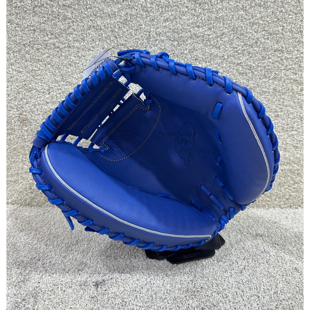 = 威勝 運動用品 = HATAKEYAMA JL8 少年用 ＂捕手＂ 手套 258-JL8R (寶藍)-細節圖4