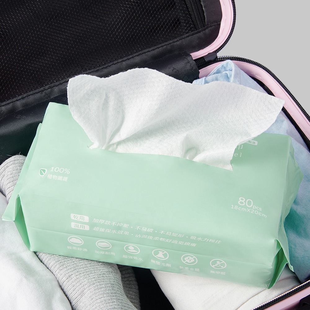 台灣製造洗臉巾-Padki舒適感乾濕兩用潔膚巾-細節圖7