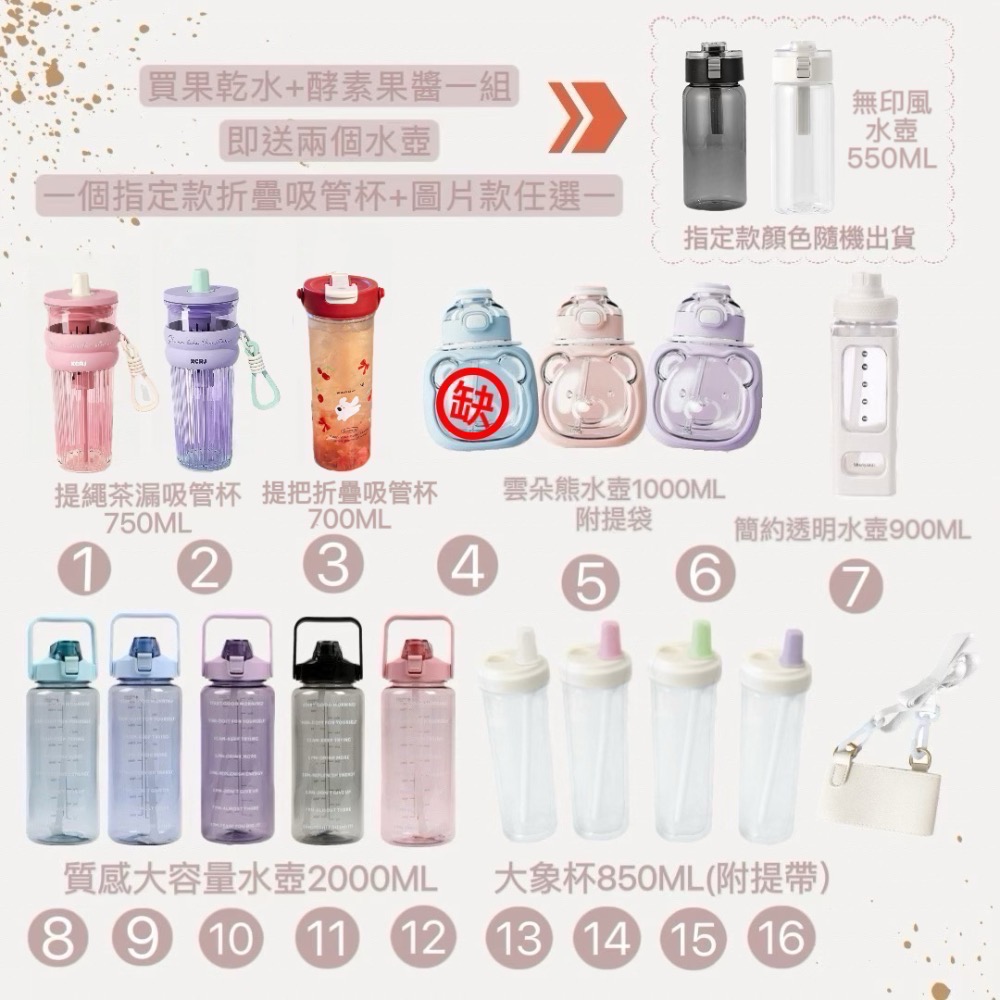 買一組送2個水壺40款任選#限量版酵素果醬一盒三種口味｜百香果植萃酵素果醬#蜜桃蘋果茶#黑醋栗莓果茶#熱帶水果茶#果乾水-細節圖4