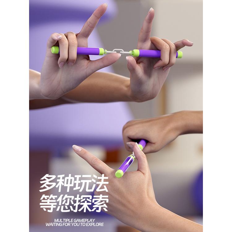 精選模型刀★新品網紅玩具減壓&玩具刀幼崽槍雙截棍玩具解壓迷你雙節棍親子互動 網路紅人 小紅書 TikTok 同款玩具-細節圖5