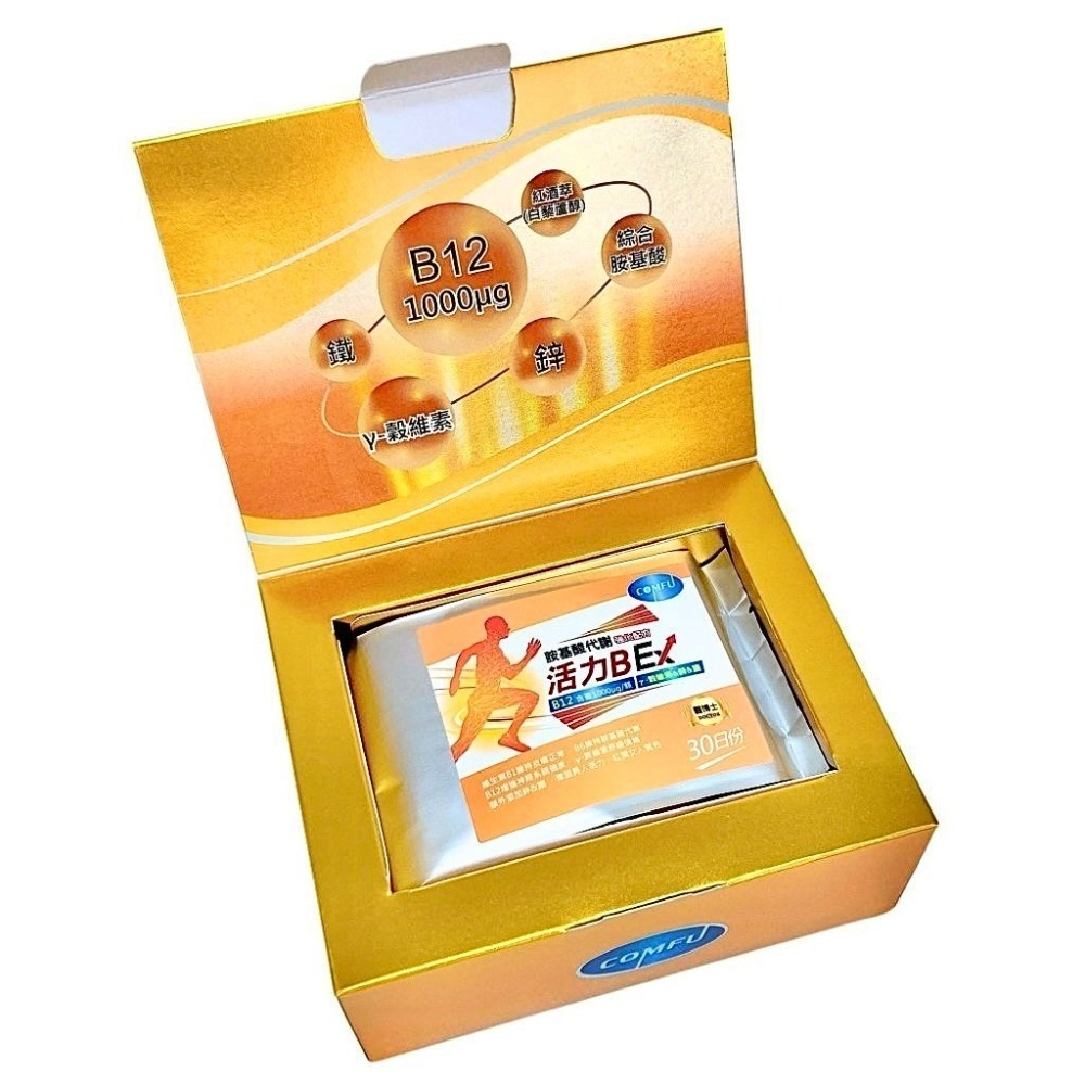 康甫 醫博士活力Ｂ群ex錠 60粒 b群 葉酸 胺基酸 維他命 b群 肌醇 綜合維生素 白藜蘆醇 b群膠囊 活力b群-細節圖3