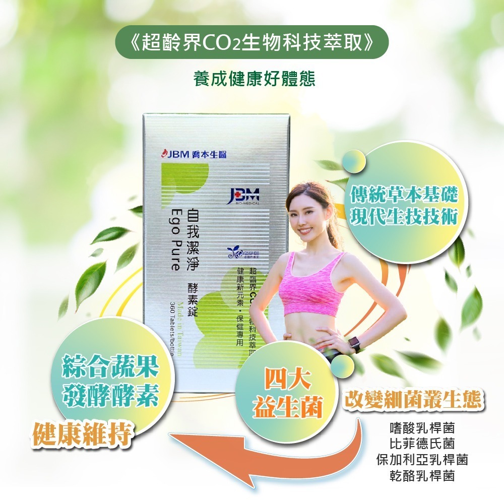 【JBM喬本生醫】 自我潔淨酵素錠 360錠 酵素 酵素錠 酵素益生菌 消化酵素 喬本酵素錠 喬本-細節圖5