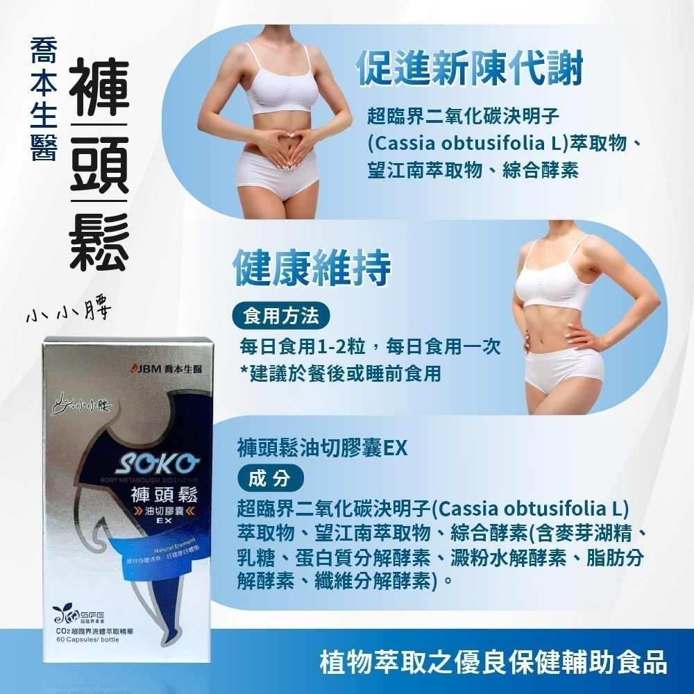 【JBM喬本生醫】褲頭鬆 60顆 喬本生醫 決明子 喬本酵素錠 酵素錠-細節圖5