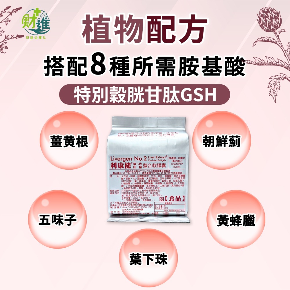 利康健軟膠囊 冠泰利康健 利康健第二代肝精螯合軟膠囊-細節圖6
