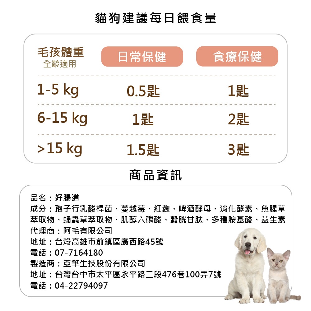 Abib 亞筆 好腸道 漢方草本 犬貓營養補充 寵物保健-細節圖6
