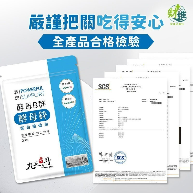 九五之丹 猛虎酵母B群+酵母鋅綜合維他命 b群 膠囊 維生素B12 b群 + 鋅 維生素b群 九五之丹-細節圖7