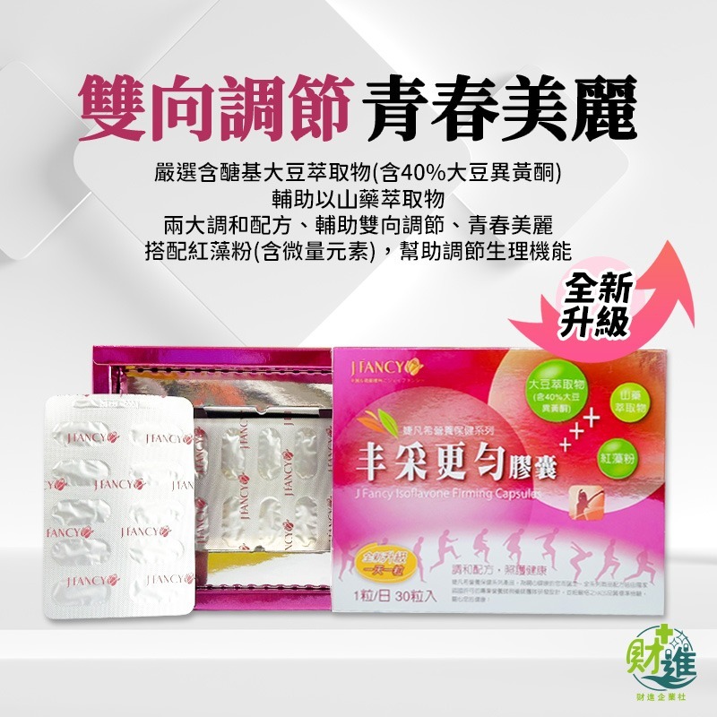 婕凡希丰采更勻膠囊 大豆異黃酮 婕凡希丰采 30粒 dhea 永信 女性 女性荷爾蒙 婕凡希-細節圖6