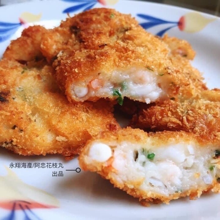 《澎湖名產》永翔海產/阿忠花枝丸 花枝蝦排500g/6片-細節圖2