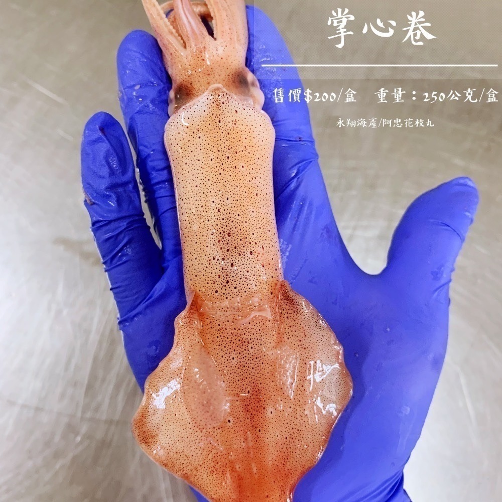 《澎湖名產》永翔海產/阿忠花枝丸  掌心卷-細節圖2
