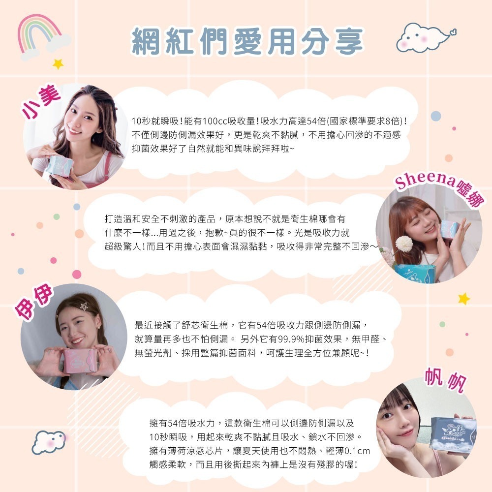 【舒芯Sweetie】涼感衛生棉 4包 日本吸水層 抑菌 吳映潔推薦 日用 夜用加長 夜用衛生棉 防漏 輕薄 透氣-細節圖8