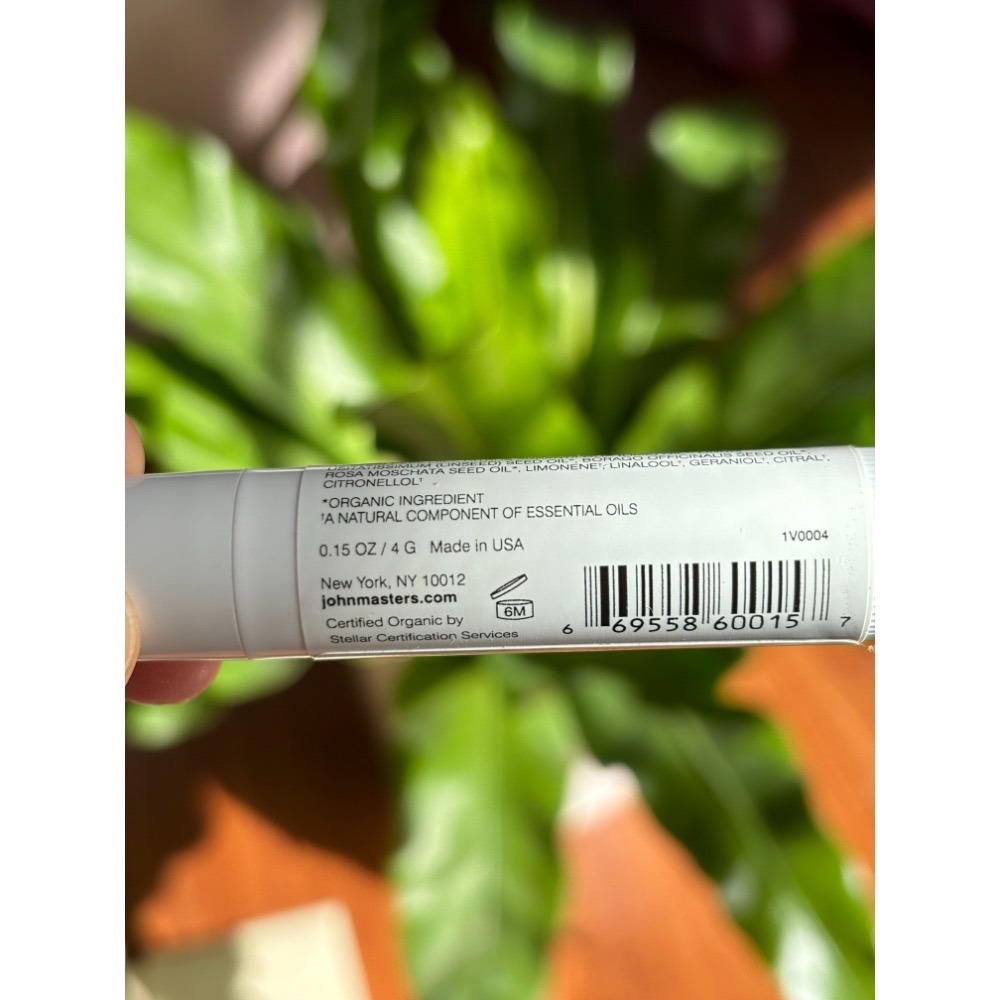 現貨 John masters organics 純淨護唇膏 lip calm 0.15oz-細節圖3