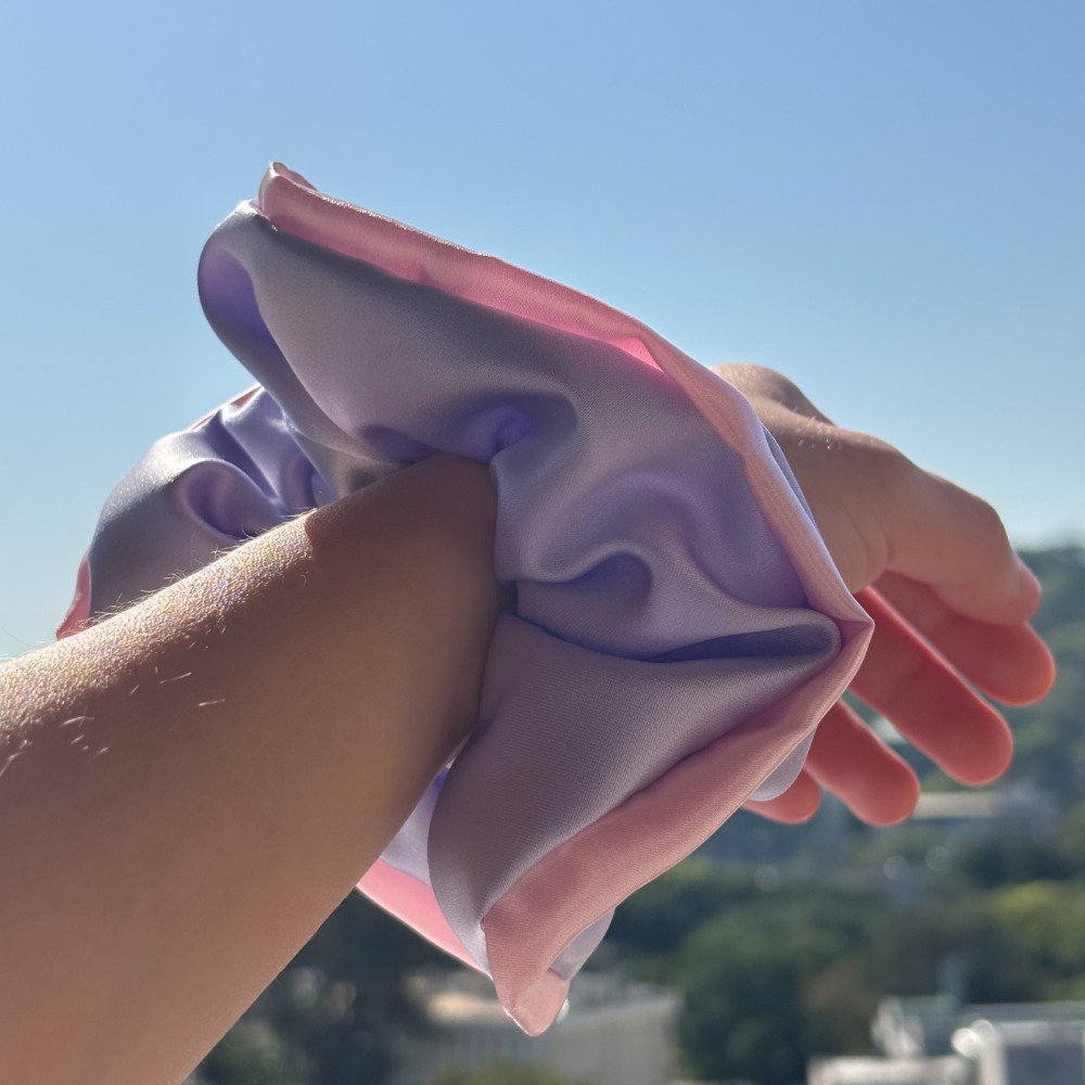 粉紫雙配色（紫底粉邊）