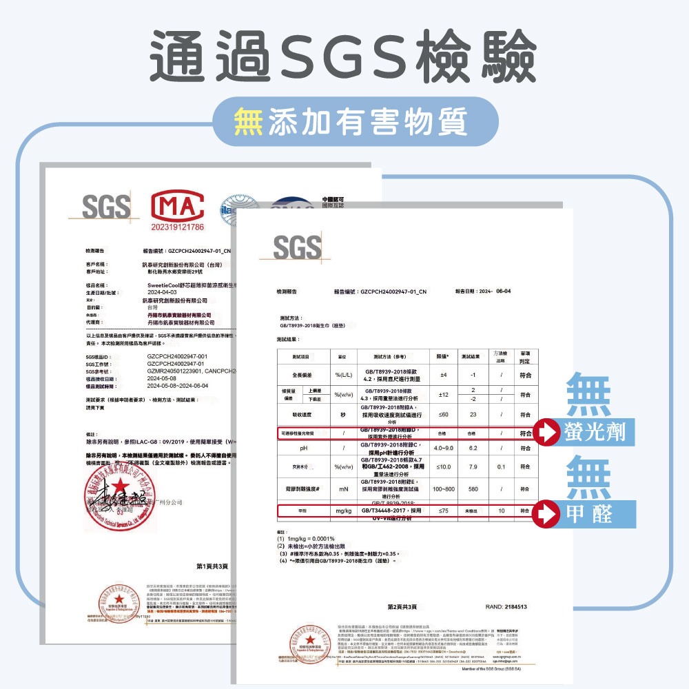 【Sweetie舒芯 | 涼感 | 護墊加長18cm】涼感護墊 抑菌 衛生棉 16片/包 鬼鬼吳映潔代言-細節圖9