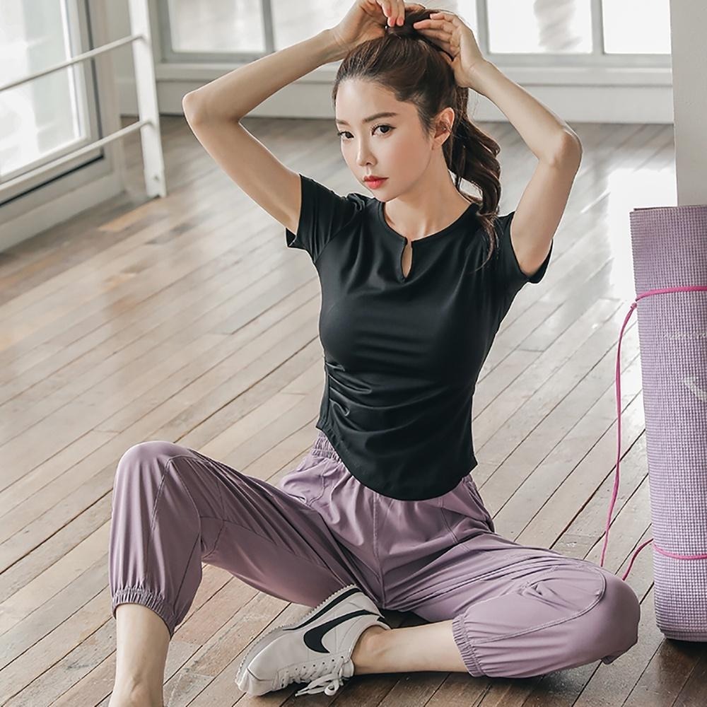 【BODYAIR】輕薄順滑純色哈倫褲 任2入(運動.健身.慢跑)-細節圖4