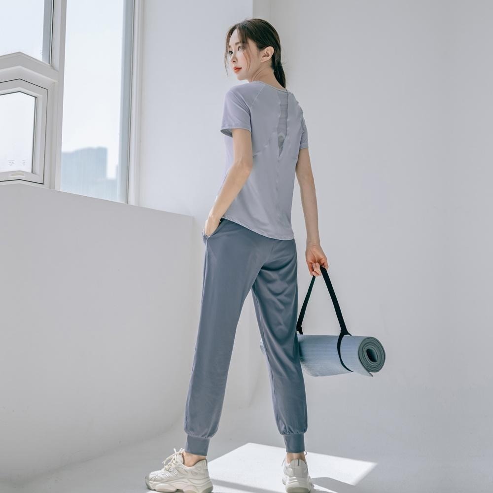 【BODYAIR】親膚S拼線涼軟上衣 任2入(瑜珈.運動.慢跑)-細節圖3