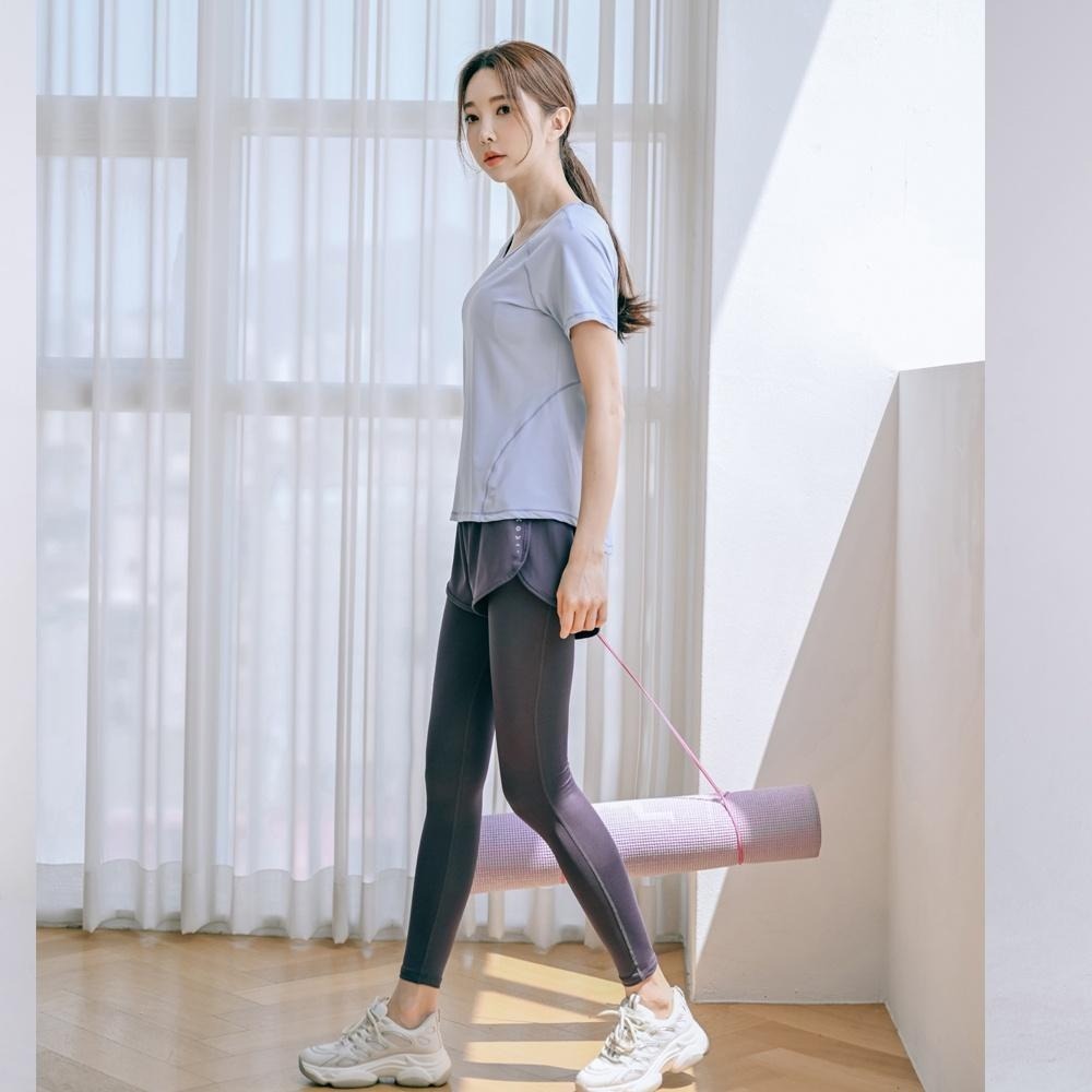 【BODYAIR】假兩件包腹柔韌九分褲 任2入(運動.健身.慢跑)-細節圖4