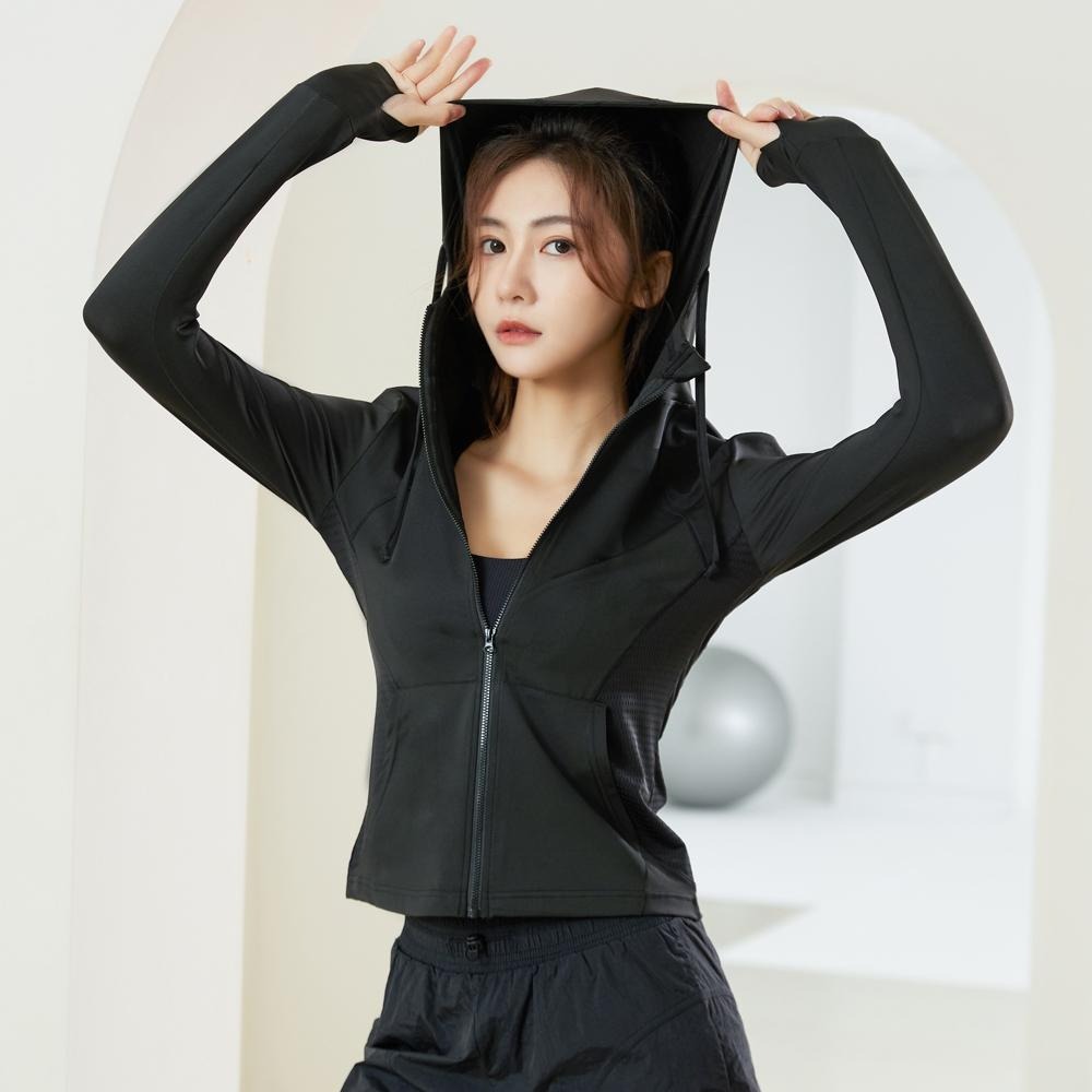 【BODYAIR】立體修身版透氣網連帽外套 任2入(運動.健身.慢跑)-細節圖3