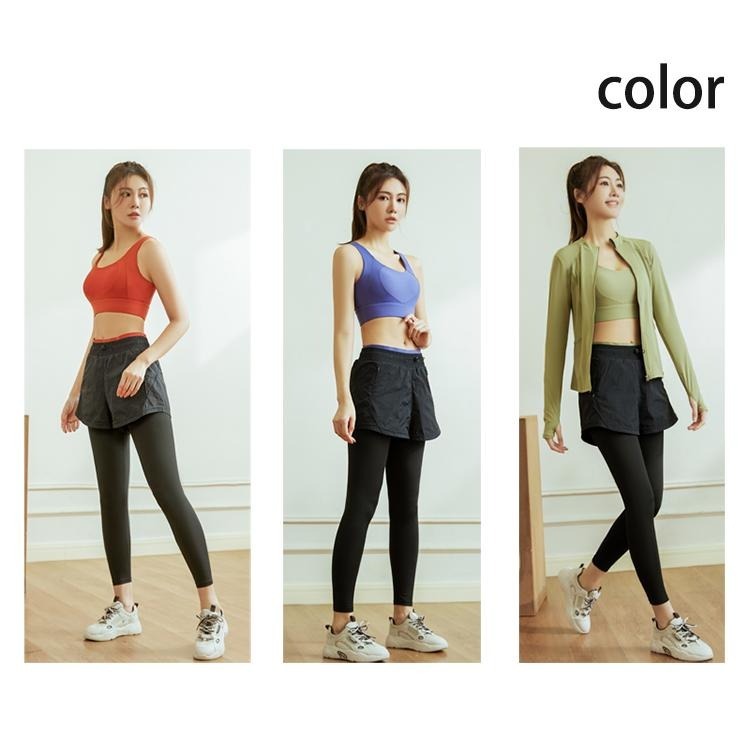 【BODYAIR】假兩件輕感滾邊九分褲 任2入(運動.健身.慢跑)-細節圖6