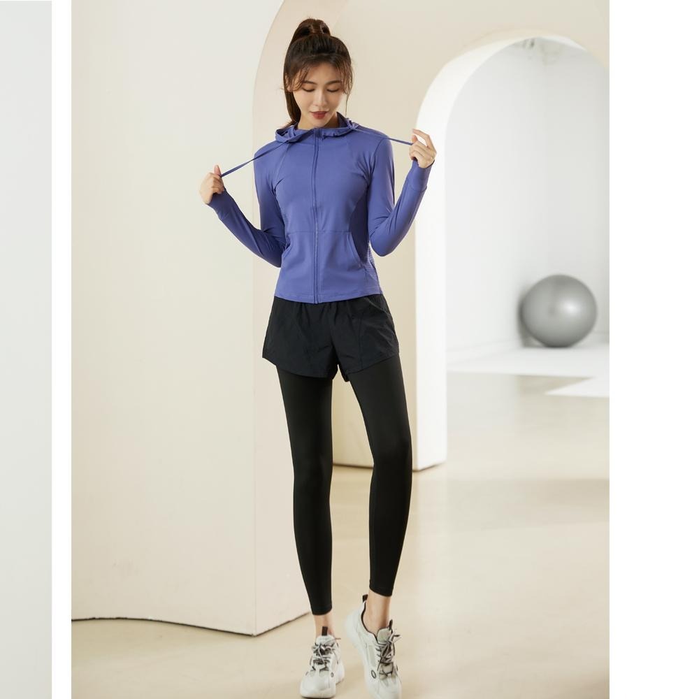 【BODYAIR】假兩件超輕感寬褲九分褲(運動.健身.慢跑)-細節圖6