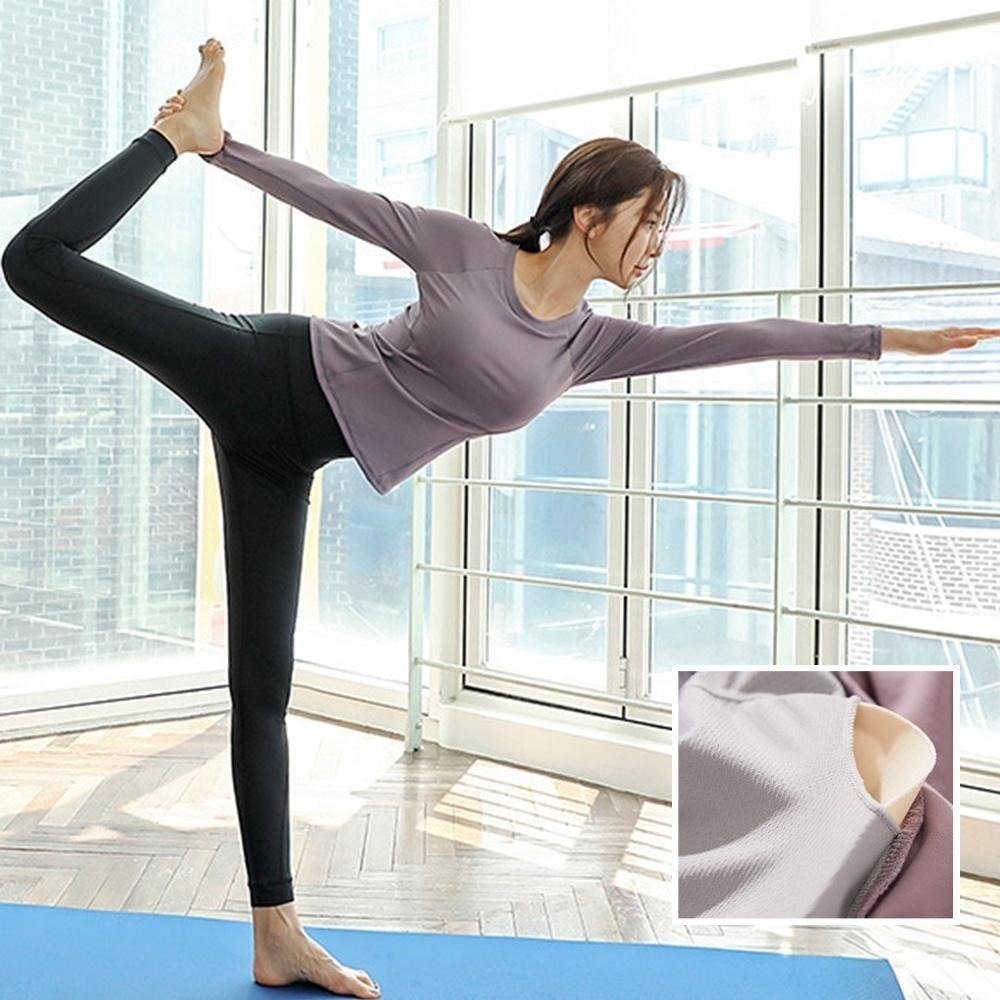 【BODYAIR】編織線美背紗BRA長袖上衣 任2入(瑜珈.慢跑.健身)-細節圖2