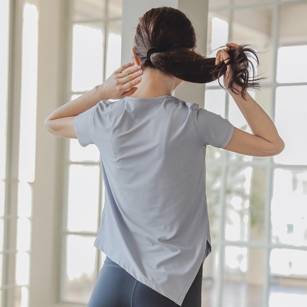 【BODYAIR】多造型下擺顯瘦上衣 任2入(運動.健身.慢跑)-細節圖3