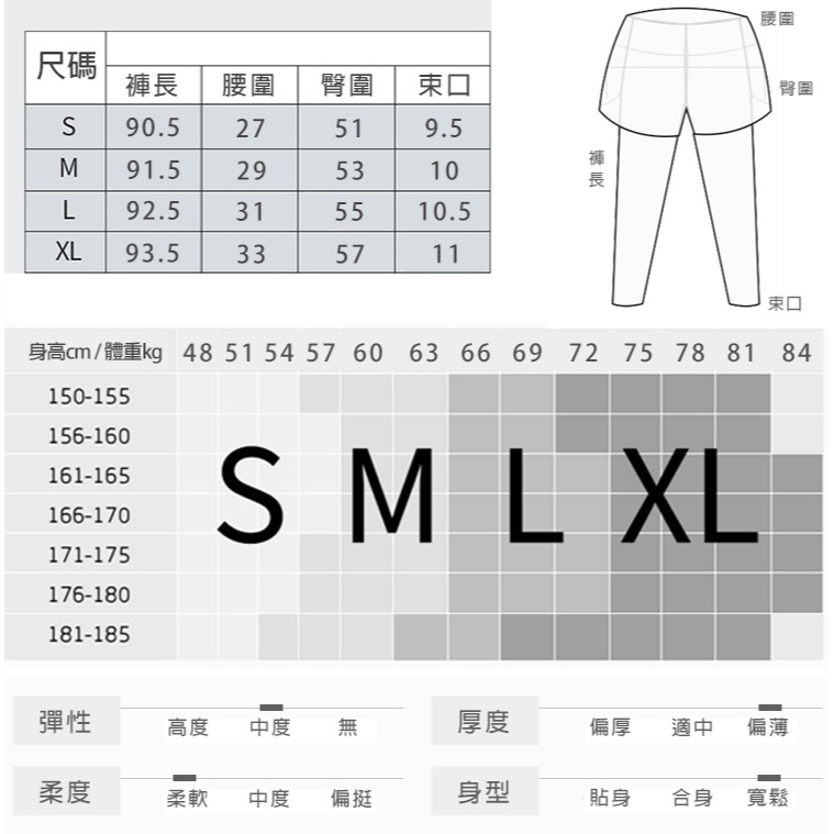 【BODYAIR】 假兩件寬腰翹短褲九分褲(瑜珈.運動.慢跑)-細節圖6