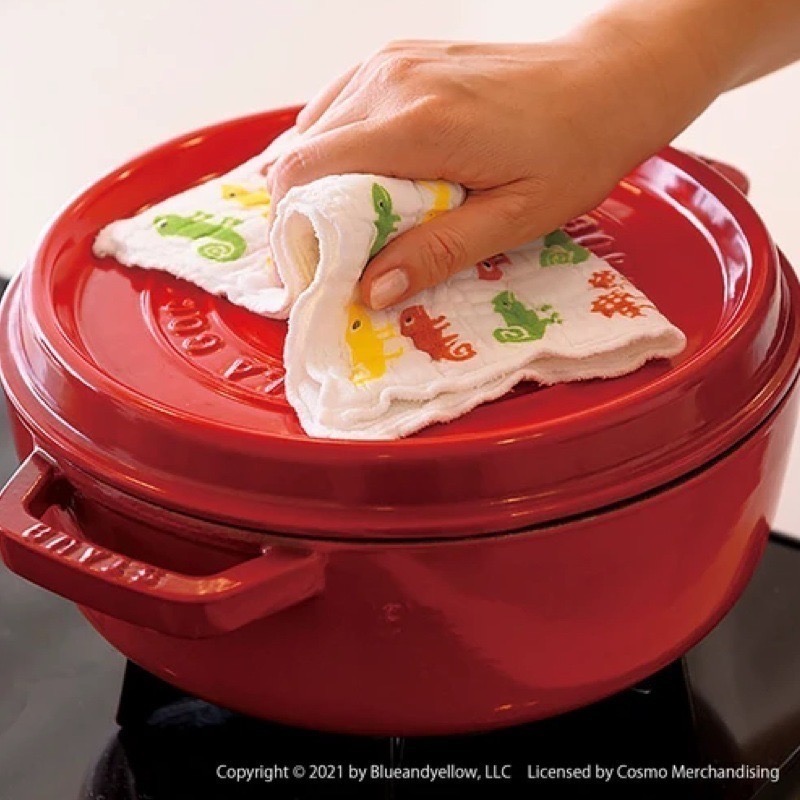 日本製Leo Lionni田鼠阿佛聯名款 蚊帳生地廚房萬用家事布洗碗巾-細節圖5