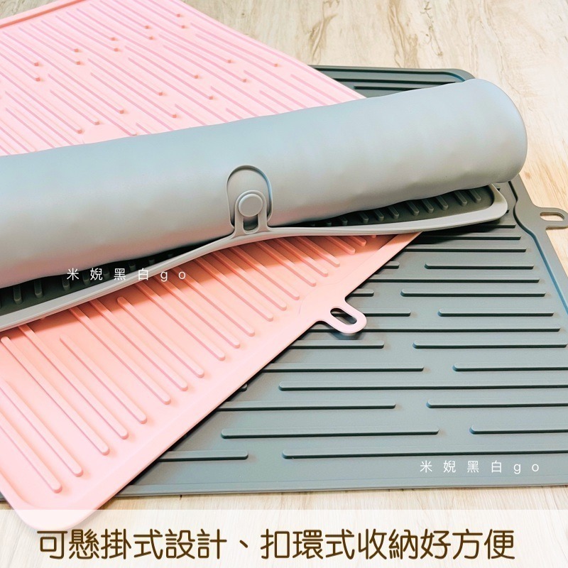 矽膠瀝水墊 杯盤墊 餐墊 加厚隔熱耐高溫 (小款 / 大款 / 加大款)-細節圖2