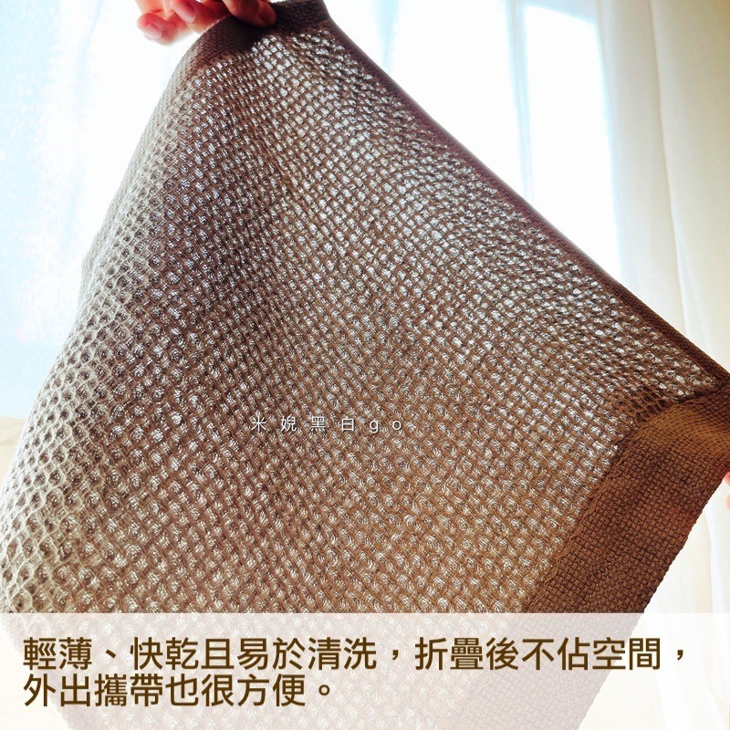 [今治認證] 日本Prairie Dog Waffle華夫格立體格線吸水速乾純棉萬用巾 家事布 方巾 洗臉巾-細節圖6