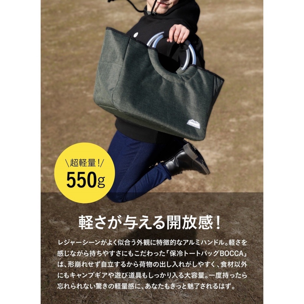 CB Japan⎥夏日必備日本超人氣BOCCA時尚輕巧系列手提保冷袋17L｜保冷手提袋｜露營-細節圖2