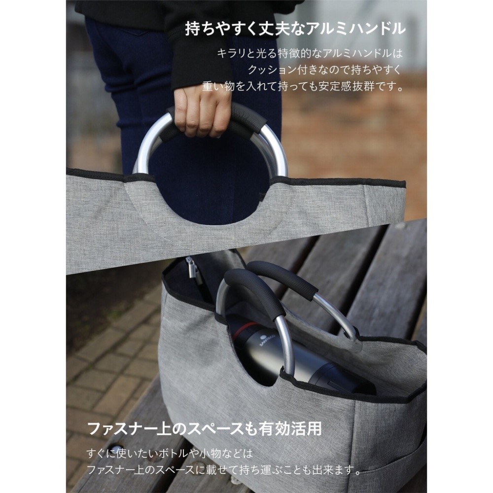 CB Japan⎥夏日必備日本超人氣BOCCA時尚輕巧系列手提保冷袋17L｜保冷手提袋｜露營-細節圖4