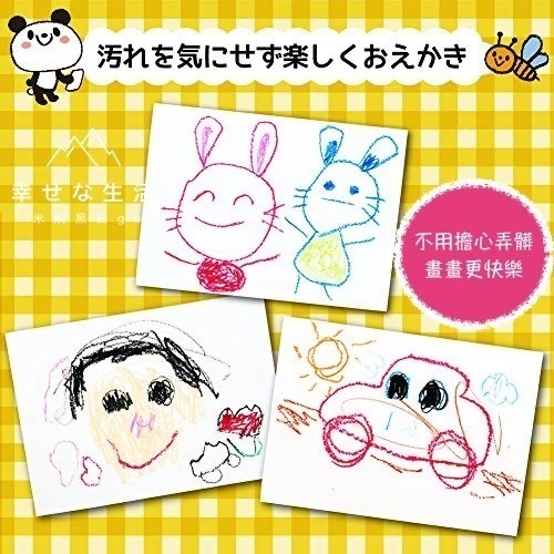 [共享親子時光] 日本SAKURA 兒童可水洗無毒不沾手蠟筆-16色-細節圖4