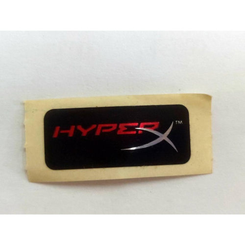 HyperX 小 標誌貼紙貼紙 原廠貼紙 全新品