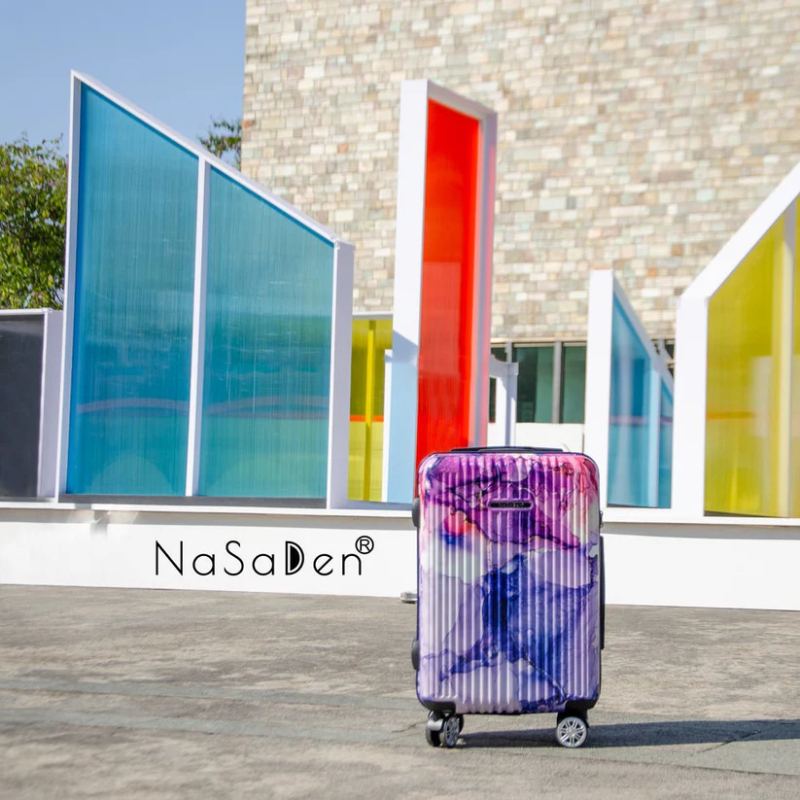 二代版 毓 德國NaSaDen納莎登新無憂 拾遺畫話聯名款-冥王星 獨特印花拉鍊行李箱 29吋-細節圖3