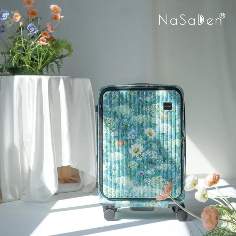 德國NaSaDen納莎登萊茵系列前開行李箱 【洋桔梗綠】 拉鍊行李箱 25吋/29吋-規格圖11