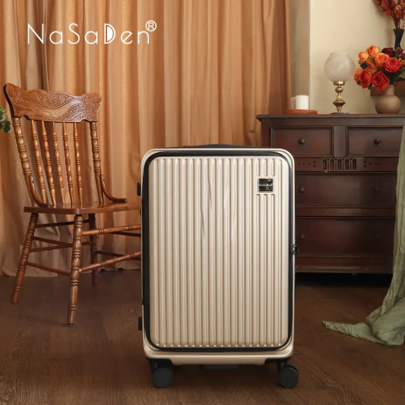 德國NaSaDen納莎登萊茵系列前開行李箱 【復刻駝金】 拉鍊行李箱 25吋/29吋-規格圖11