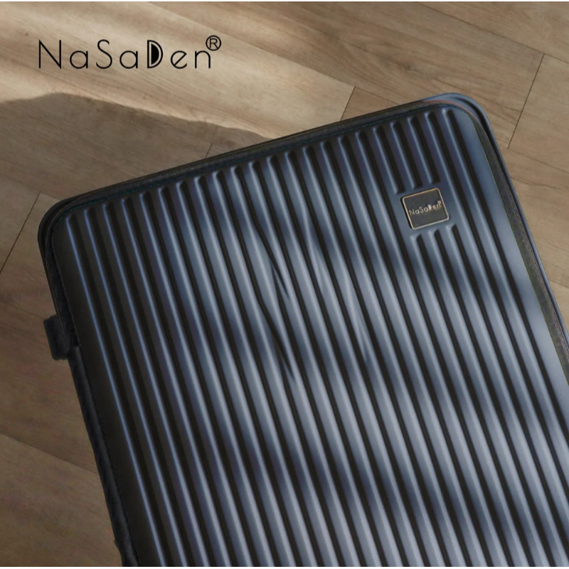 德國NaSaDen納莎登萊茵系列前開行李箱 【紳士藍】 拉鍊行李箱 25吋/29吋-細節圖2