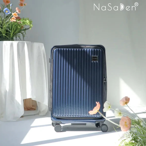 德國NaSaDen納莎登萊茵系列前開行李箱 【紳士藍】 拉鍊行李箱 25吋/29吋-規格圖11