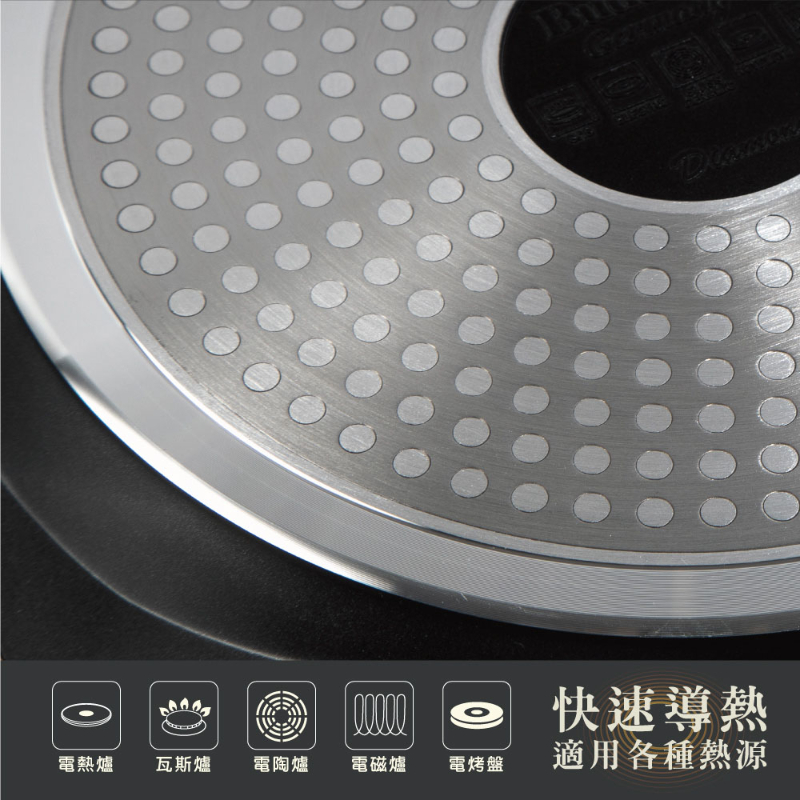 德國Buderus 鑽石可立鍋系列 18cm小湯鍋(含蓋) 淺木紋-細節圖7