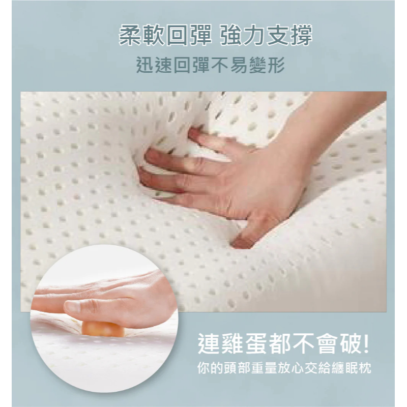 SAVAMUNT賽芙嫚 纏眠三代枕+ionic銀纖維 美國品牌寢具ionic銀離子抗菌枕套/天然乳膠枕 高低枕型-細節圖5