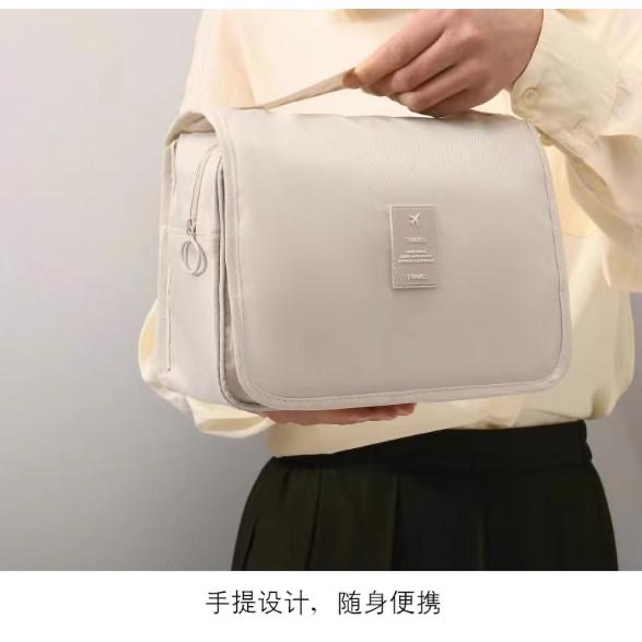 ☆現貨☆掛式旅行 防水 洗漱包 收納包 旅行專用 旅行收納包 多功能旅行洗漱包 盥洗包 化妝品收納 ins風-細節圖6