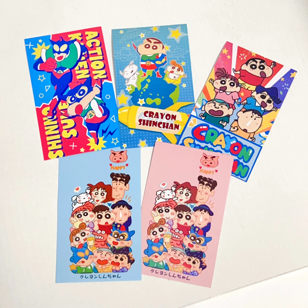 蠟筆小新家人封口貼（5款）-細節圖2