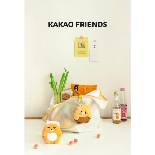 韓國 現貨 KAKAO FRIENDS 萊恩 購物袋 環保袋 零錢包