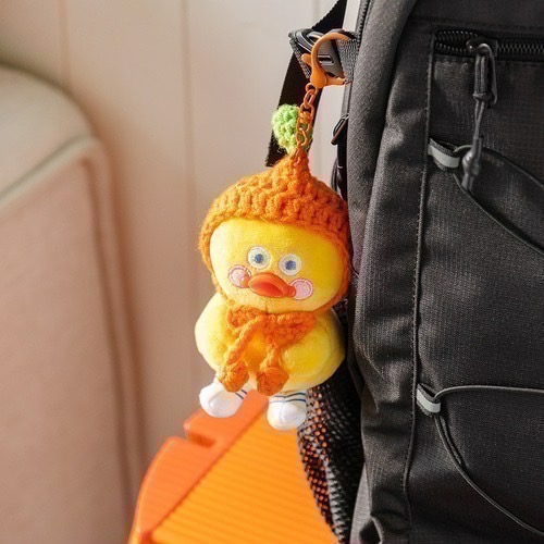 🇰🇷 現貨 Romane Brunch Brother  針織 小鴨 鴨子 鑰匙圈 吊飾-細節圖3