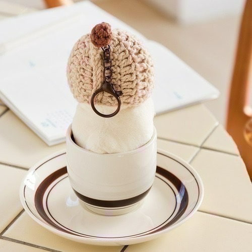 🇰🇷 現貨 Romane Brunch Brother  針織 小鴨 鴨子 鑰匙圈 吊飾-細節圖7