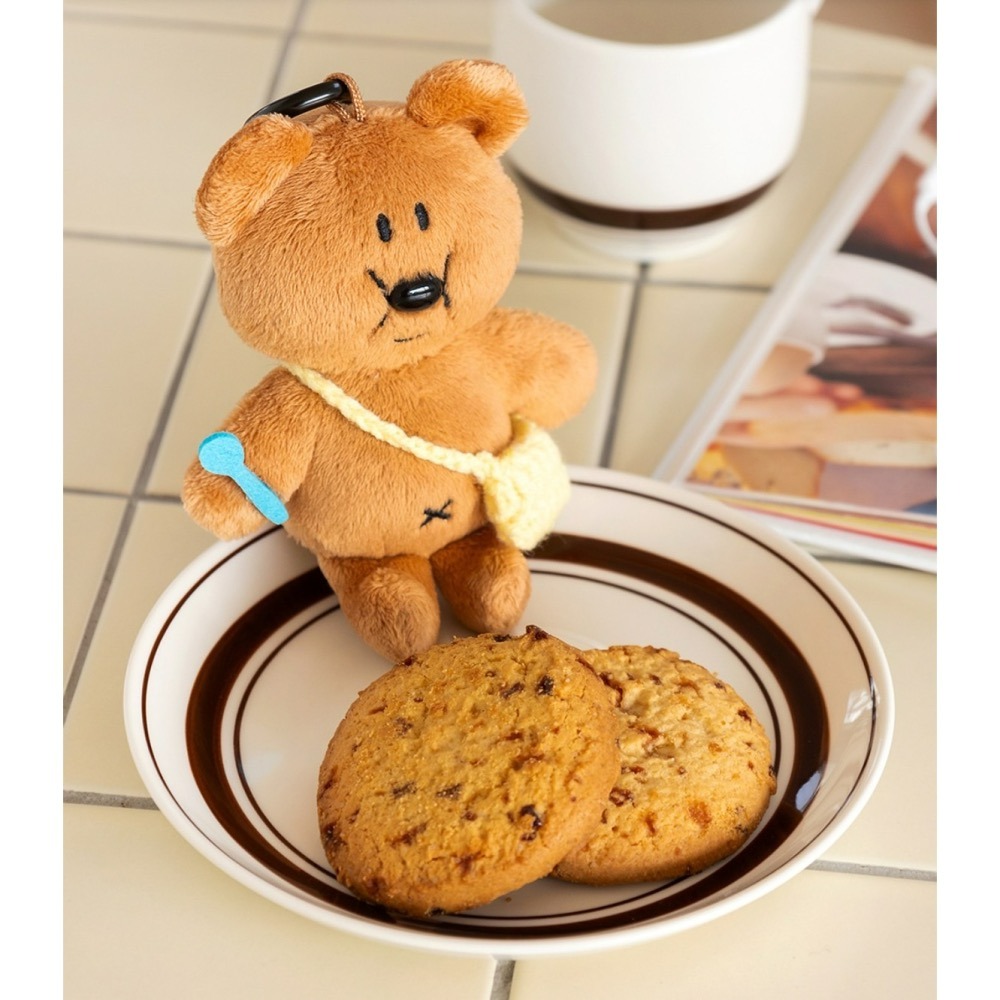 🇰🇷 現貨 Romane Brunch Brother 美食家 鑰匙圈 吊飾-細節圖2